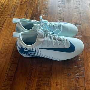 Nike Light Blue & Navy Air Zoom Soccer Cleats